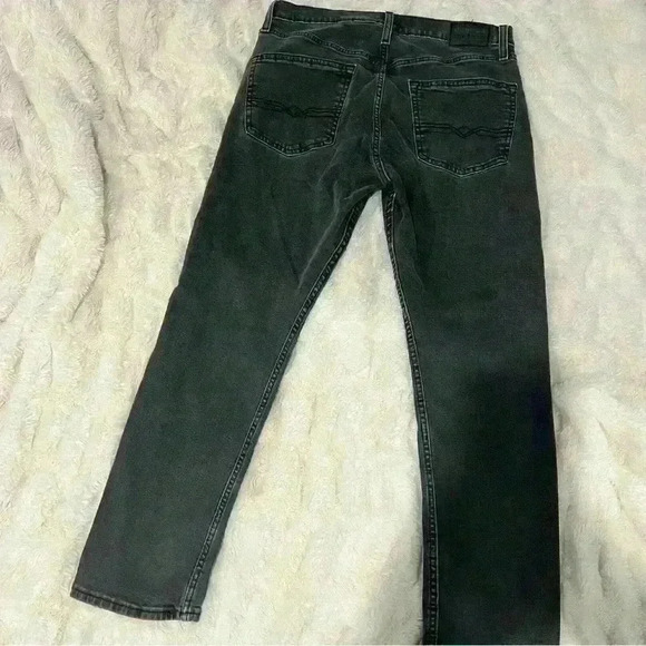 DENIZEN from Levi’s Men’s 208 Regular Fit Taper Jeans Washed Black 31x30 - Picture 3 of 6